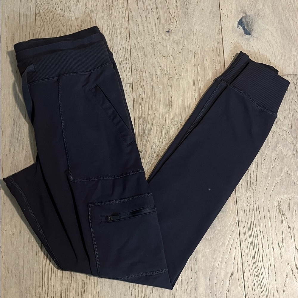 Mono B Dark Gray Joggers with Zip Pocket